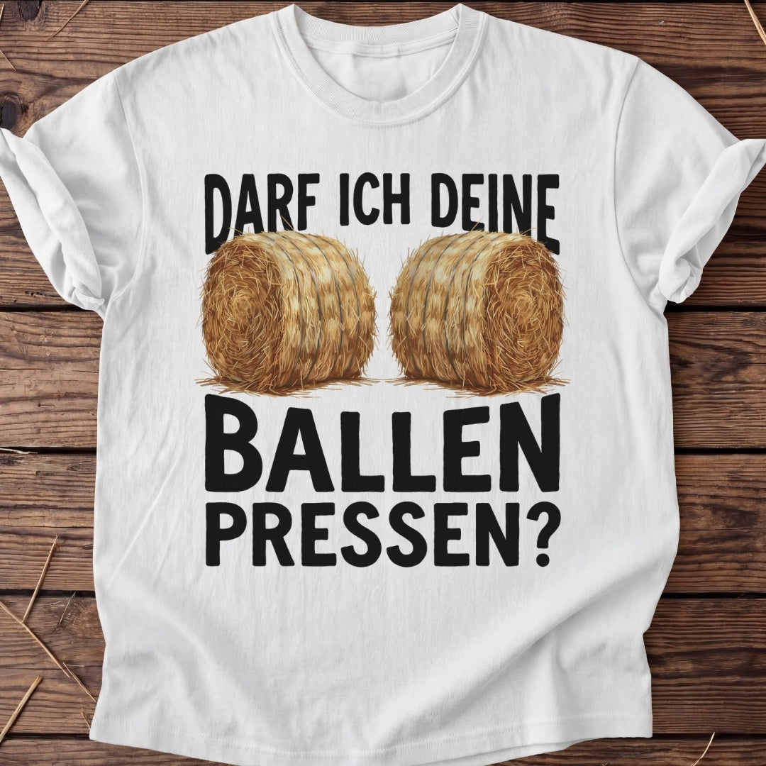 Unisex T-Shirt "Ballen pressen"