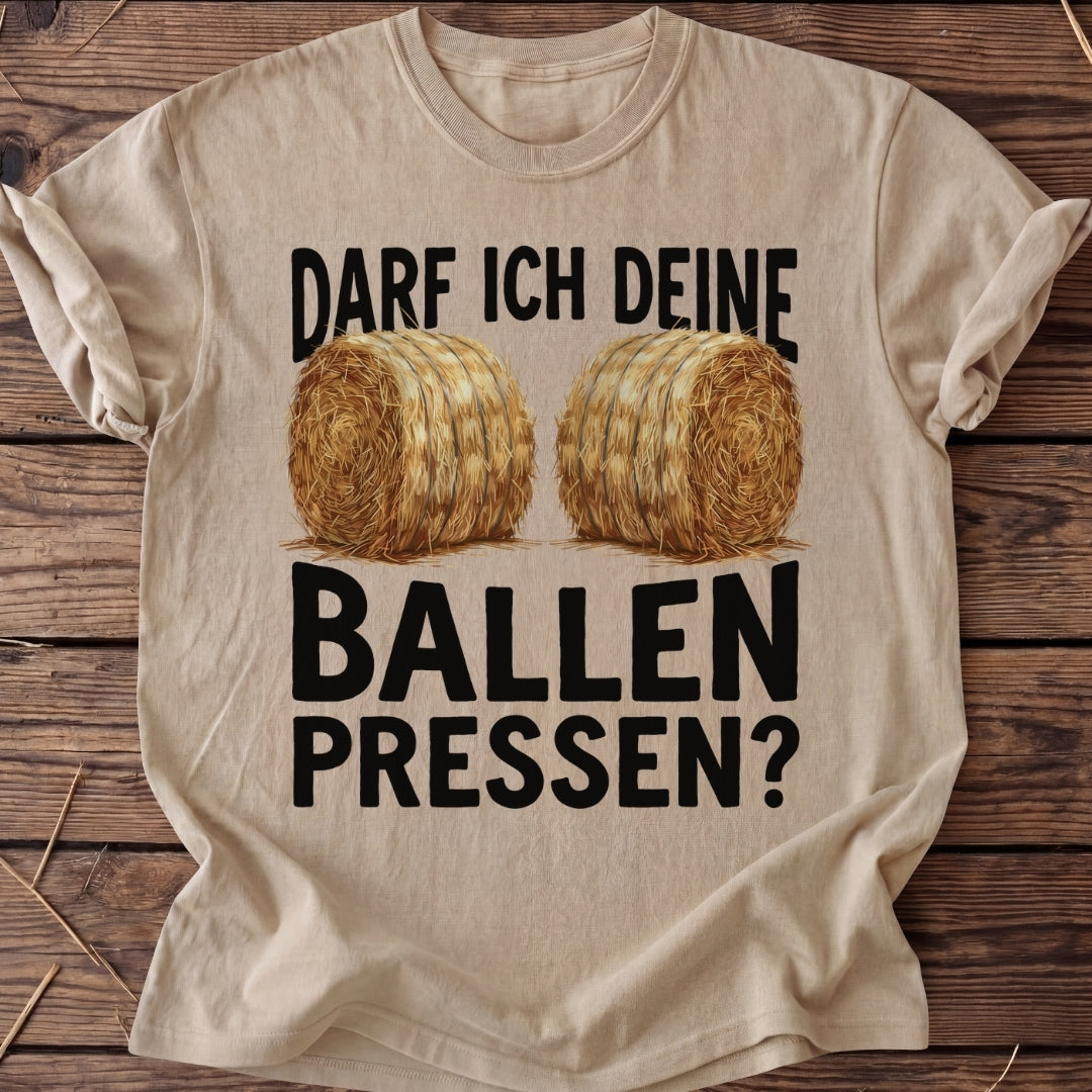 Unisex T-Shirt "Ballen pressen"