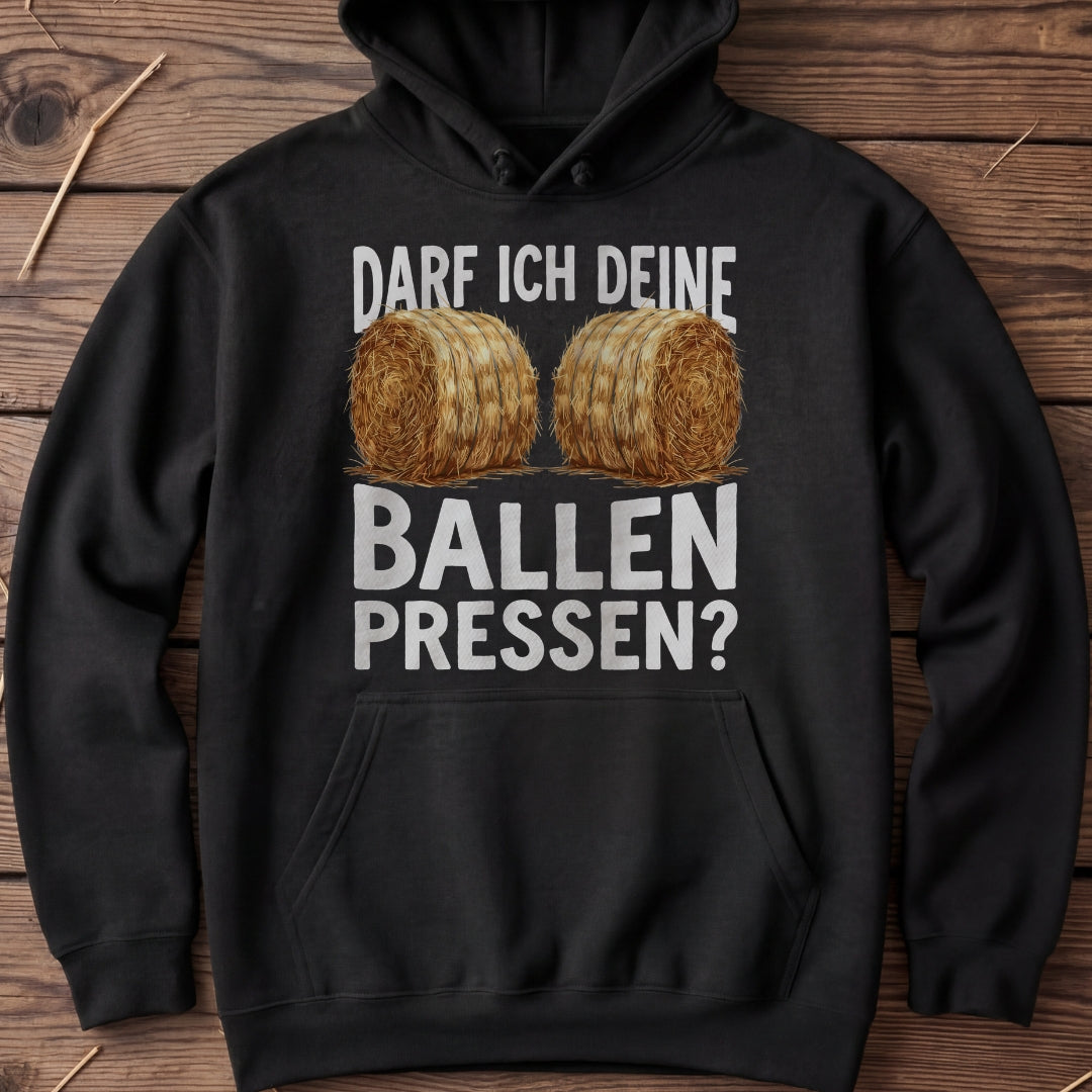 Unisex Hoodie "Ballen pressen"