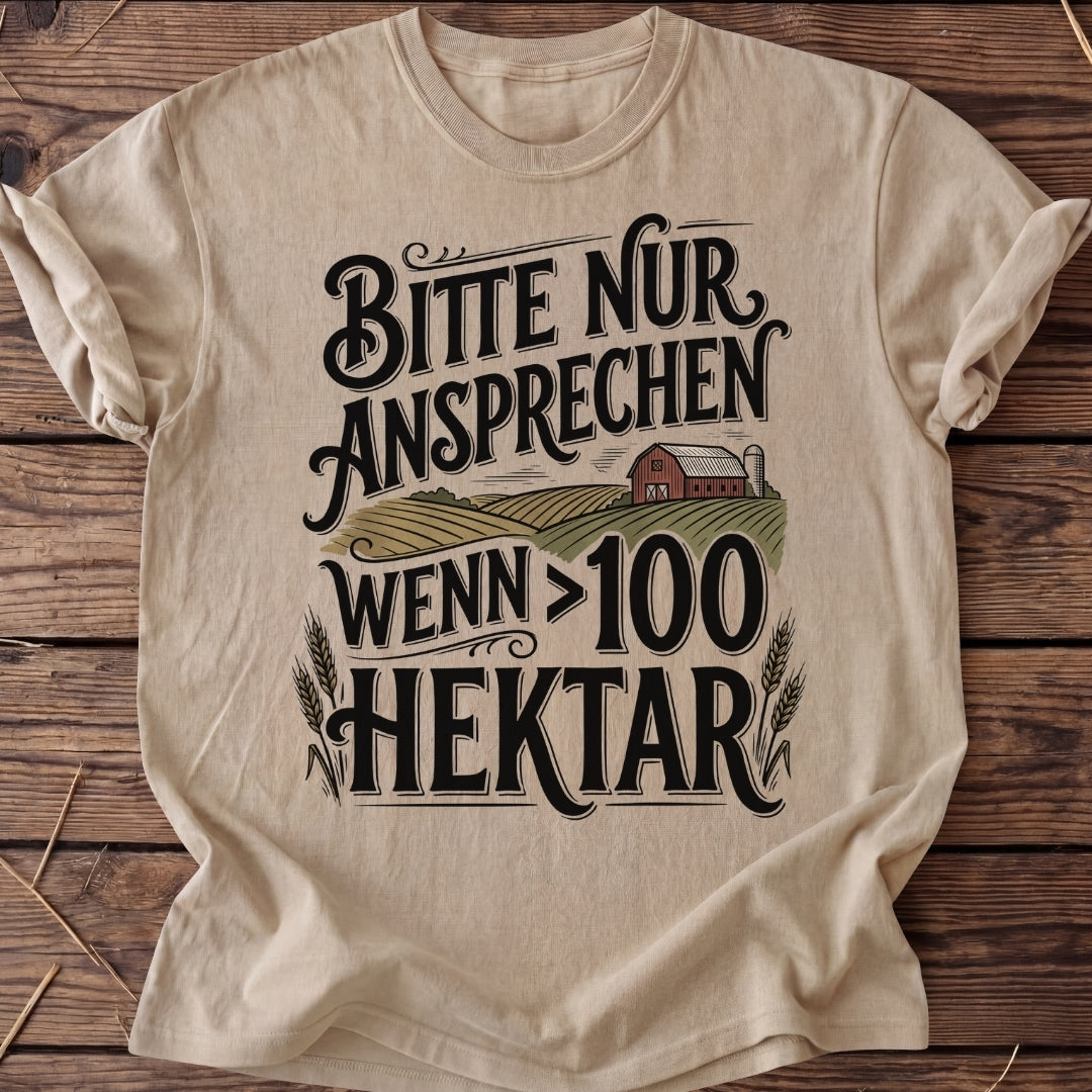 Unisex T-Shirt "100 Hektar"