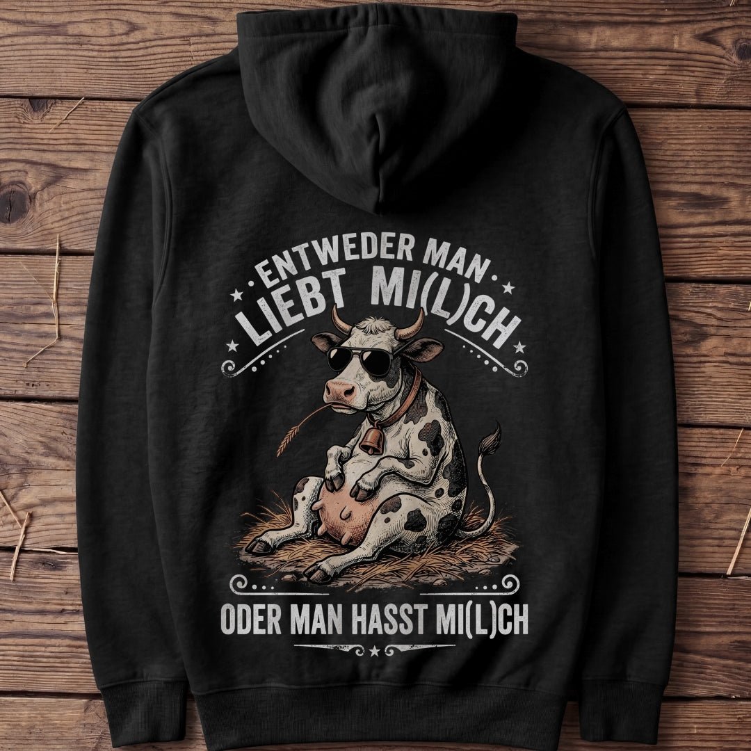 Unisex Hoodie "Man liebt Mi(l)ch" - Agrarelite