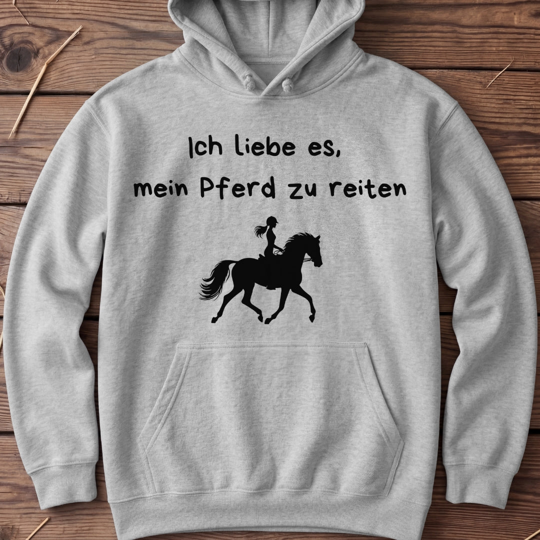 Unisex Hoodie "Pferd reiten" - Agrarelite