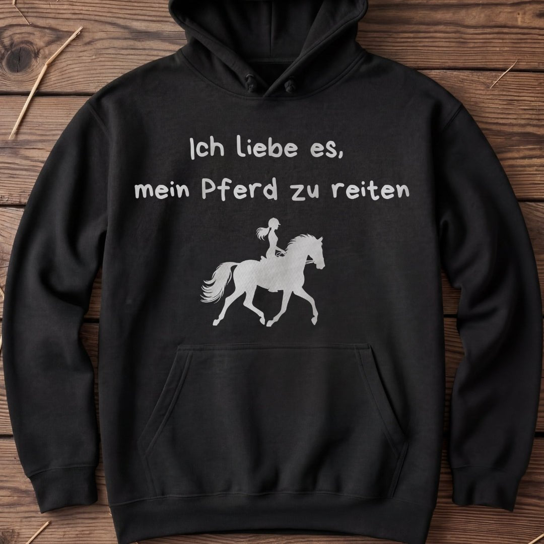 Unisex Hoodie "Pferd reiten" - Agrarelite
