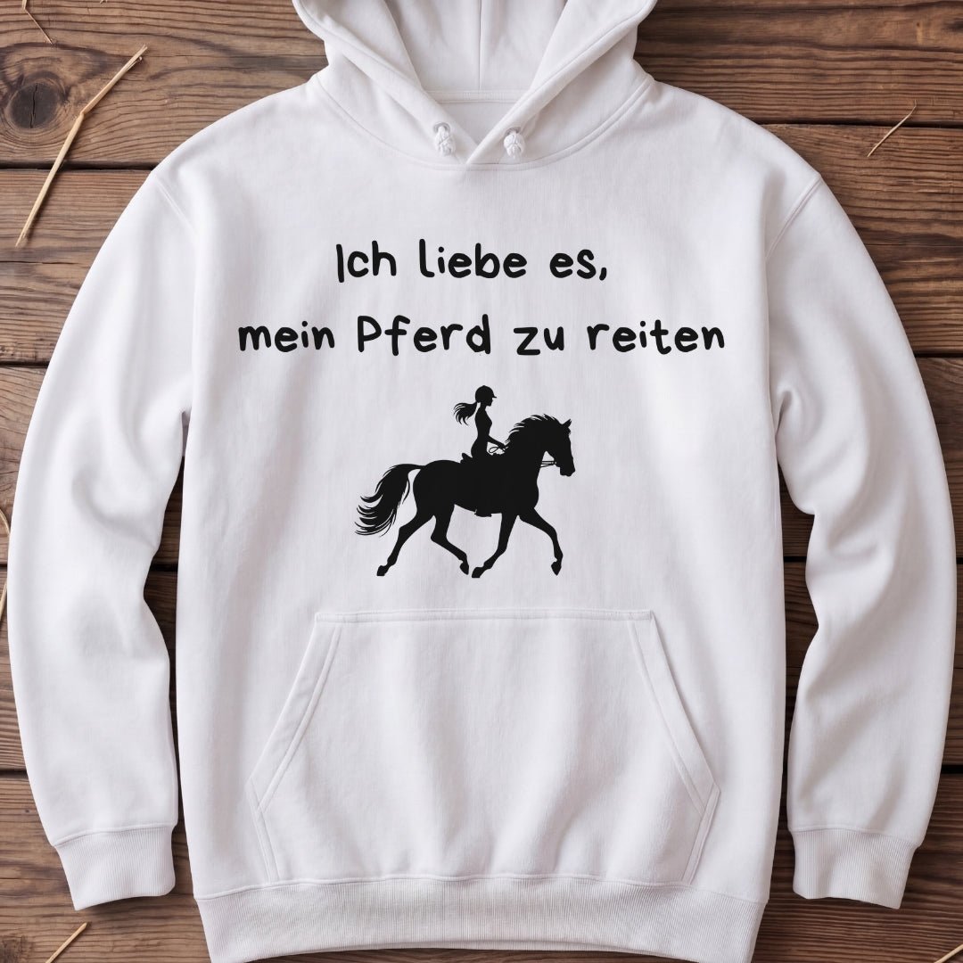Unisex Hoodie "Pferd reiten" - Agrarelite