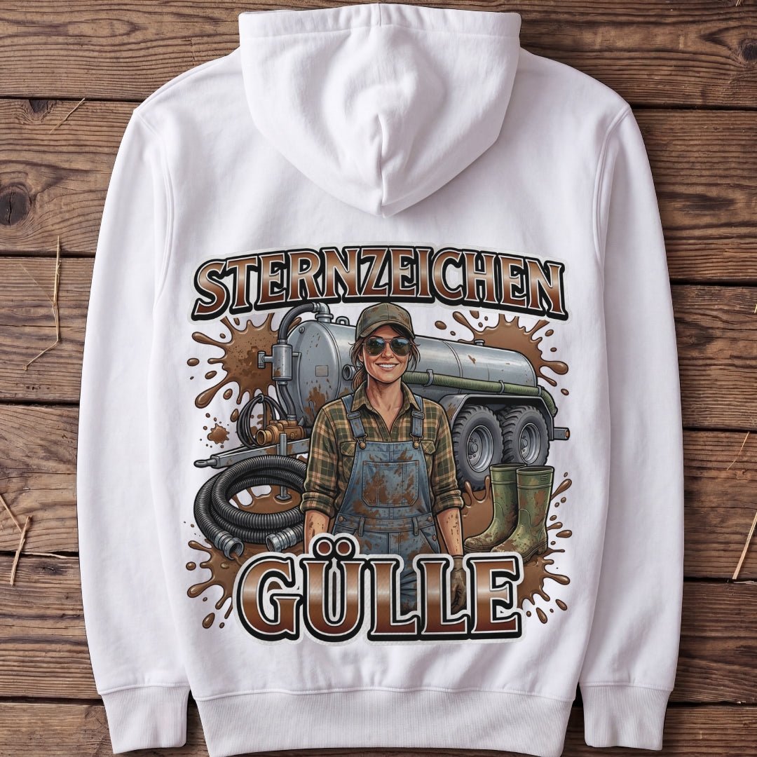 Unisex Hoodie "Sternzeichen Gülle Frau" - Agrarelite
