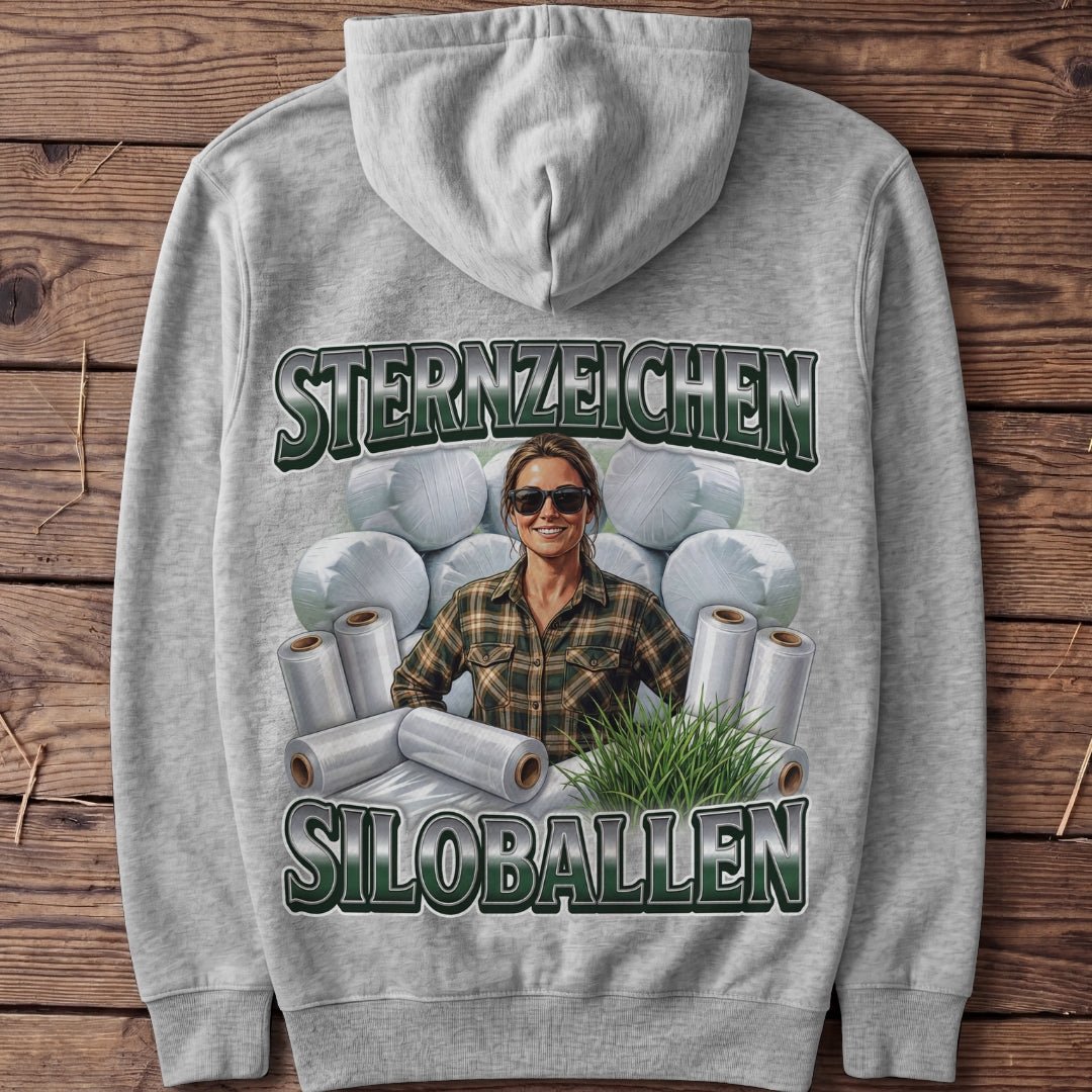 Unisex Hoodie "Sternzeichen Siloballen Frau" - Agrarelite