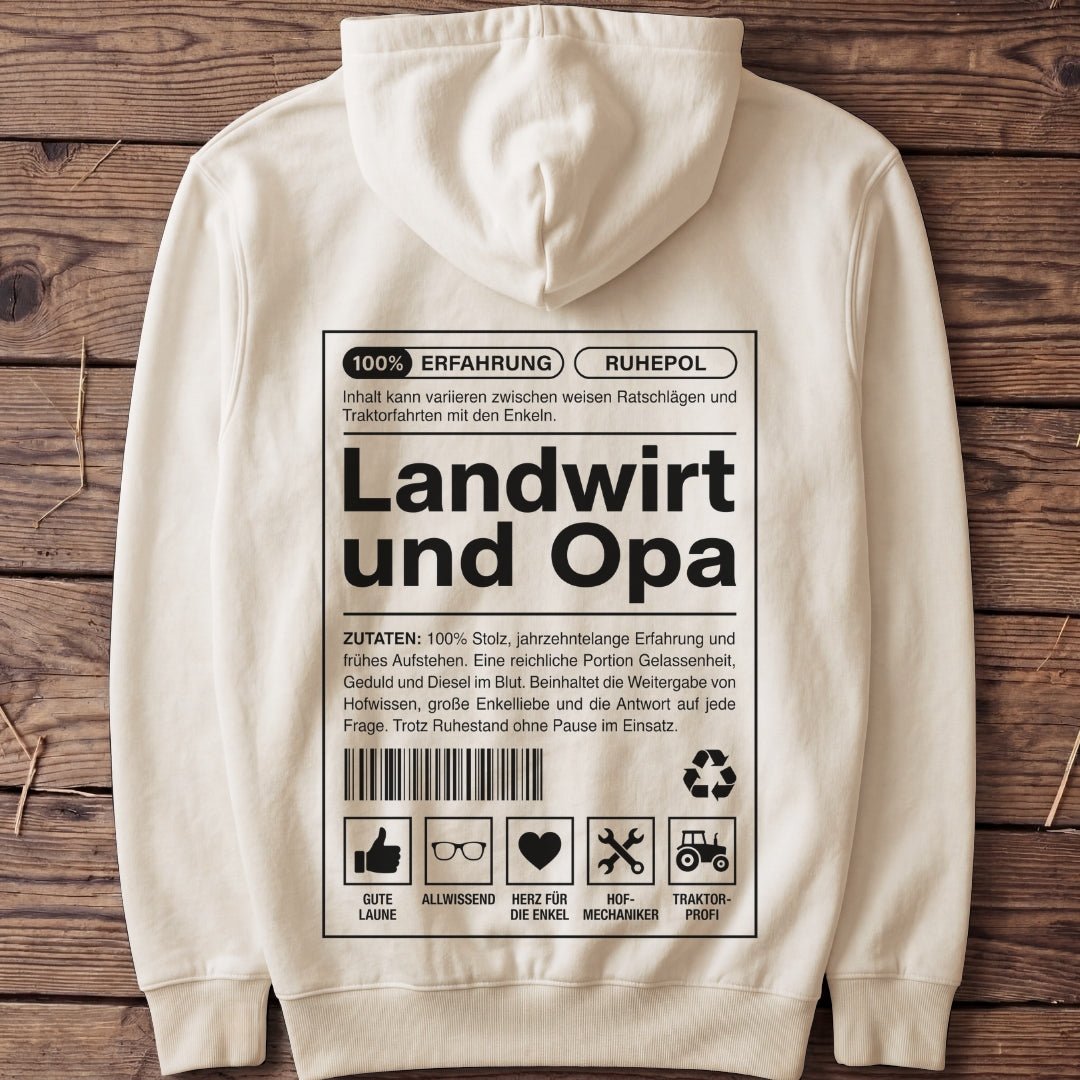 Unisex Premium Hoodie "Landwirt und Opa" - Agrarelite
