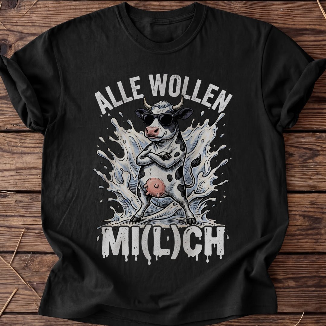 Unisex T-Shirt "Alle wollen Mi(l)ch" - Agrarelite