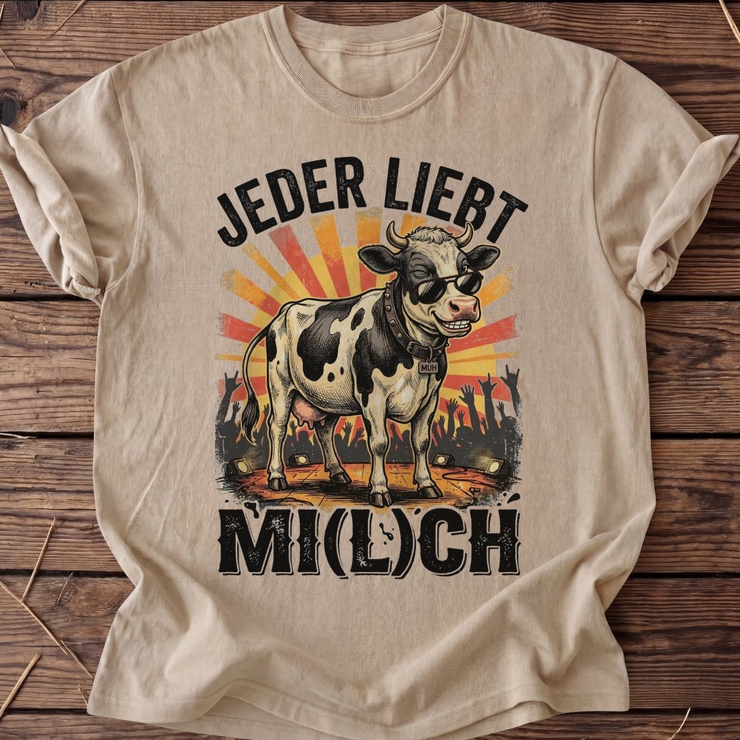 Unisex T-Shirt "Jeder liebt Mi(l)ch" - Agrarelite