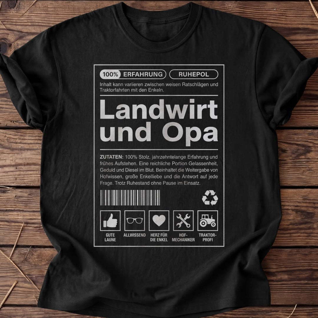 Unisex T-Shirt "Landwirt und Opa" - Agrarelite
