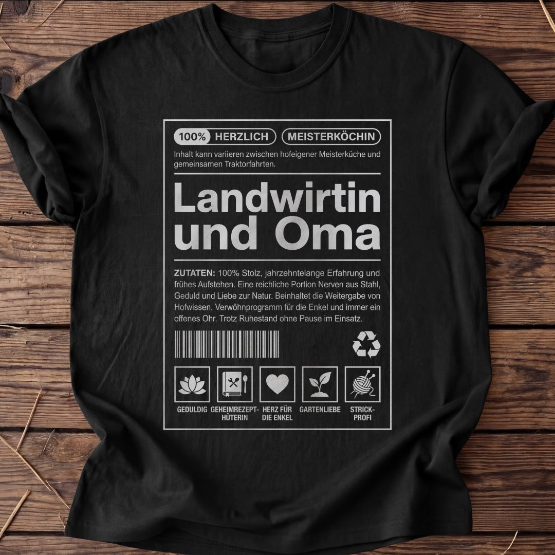 Unisex T-Shirt "Landwirtin und Oma" - Agrarelite