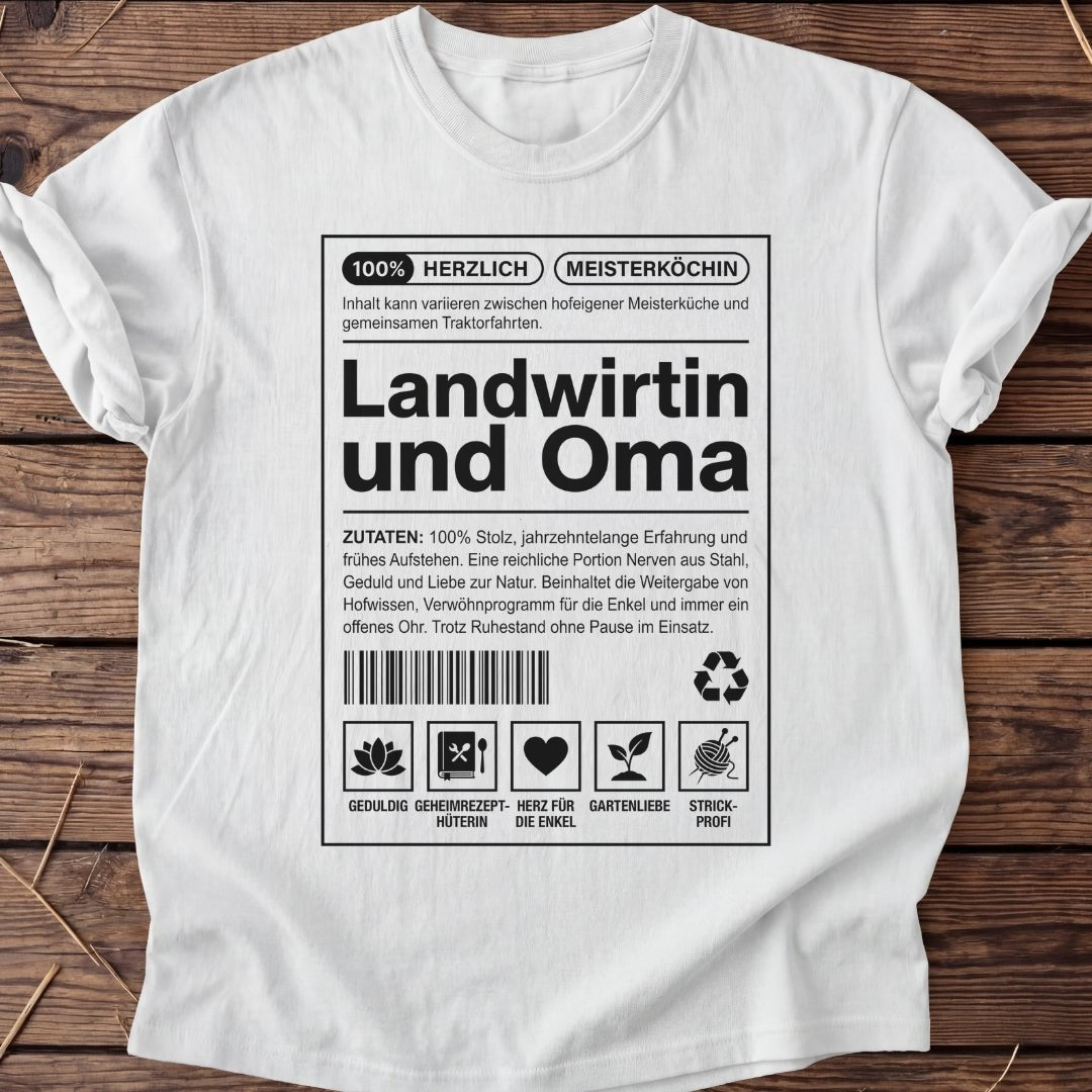 Unisex T-Shirt "Landwirtin und Oma" - Agrarelite
