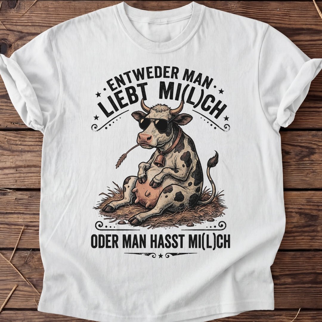 Unisex T-Shirt "Man liebt Mi(l)ch" - Agrarelite