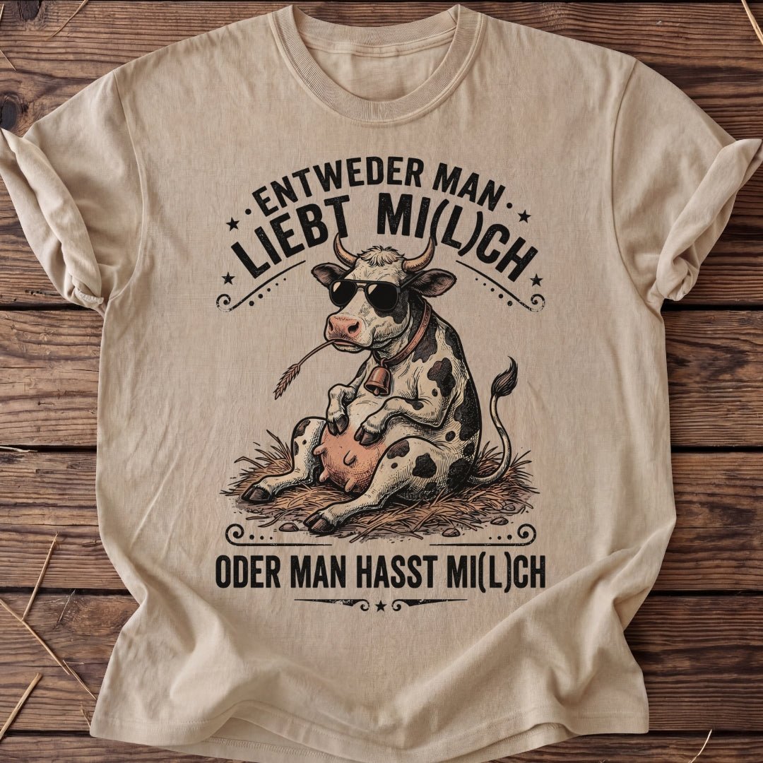 Unisex T-Shirt "Man liebt Mi(l)ch" - Agrarelite