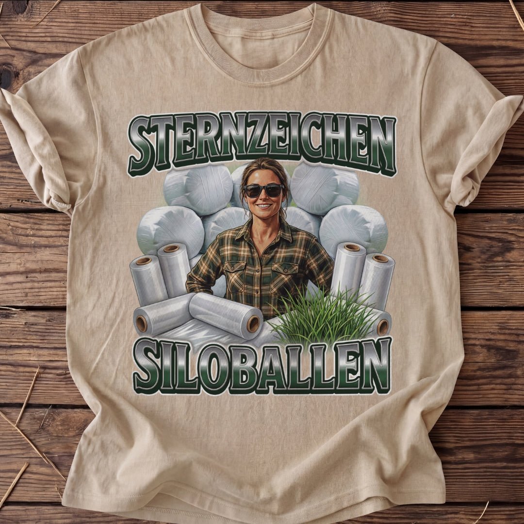 Unisex T-Shirt "Sternzeichen Siloballen Frau" - Agrarelite