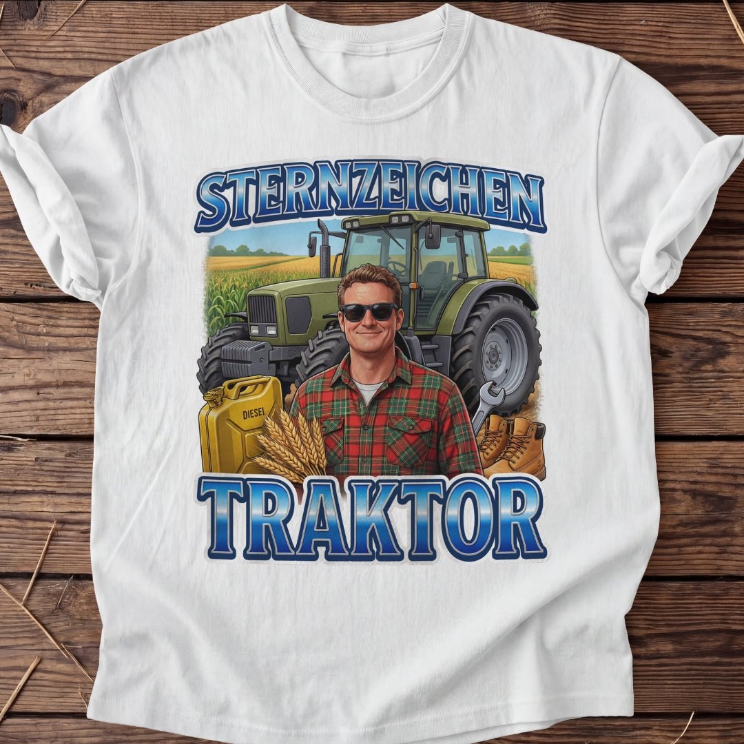 Unisex T-Shirt "Sternzeichen Traktor Mann" - Agrarelite