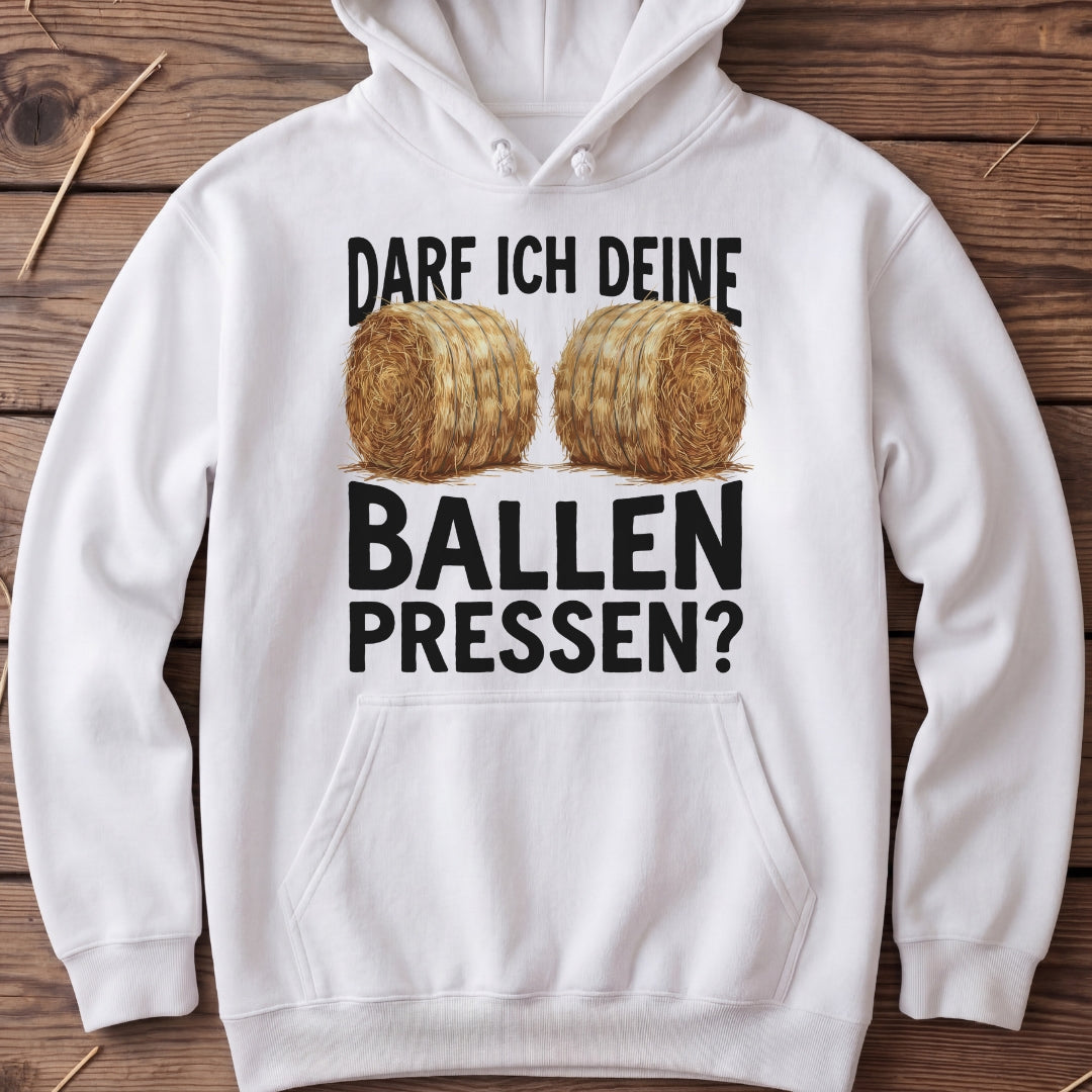 Unisex Hoodie "Ballen pressen"