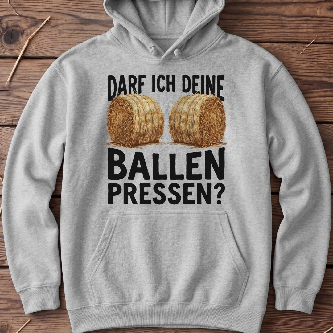 Unisex Hoodie "Ballen pressen"