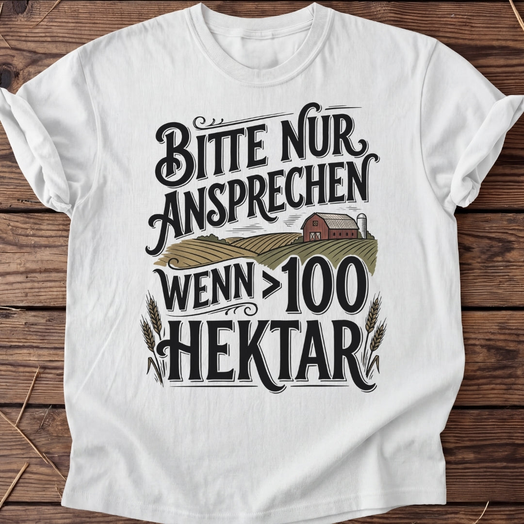 Unisex T-Shirt "100 Hektar"