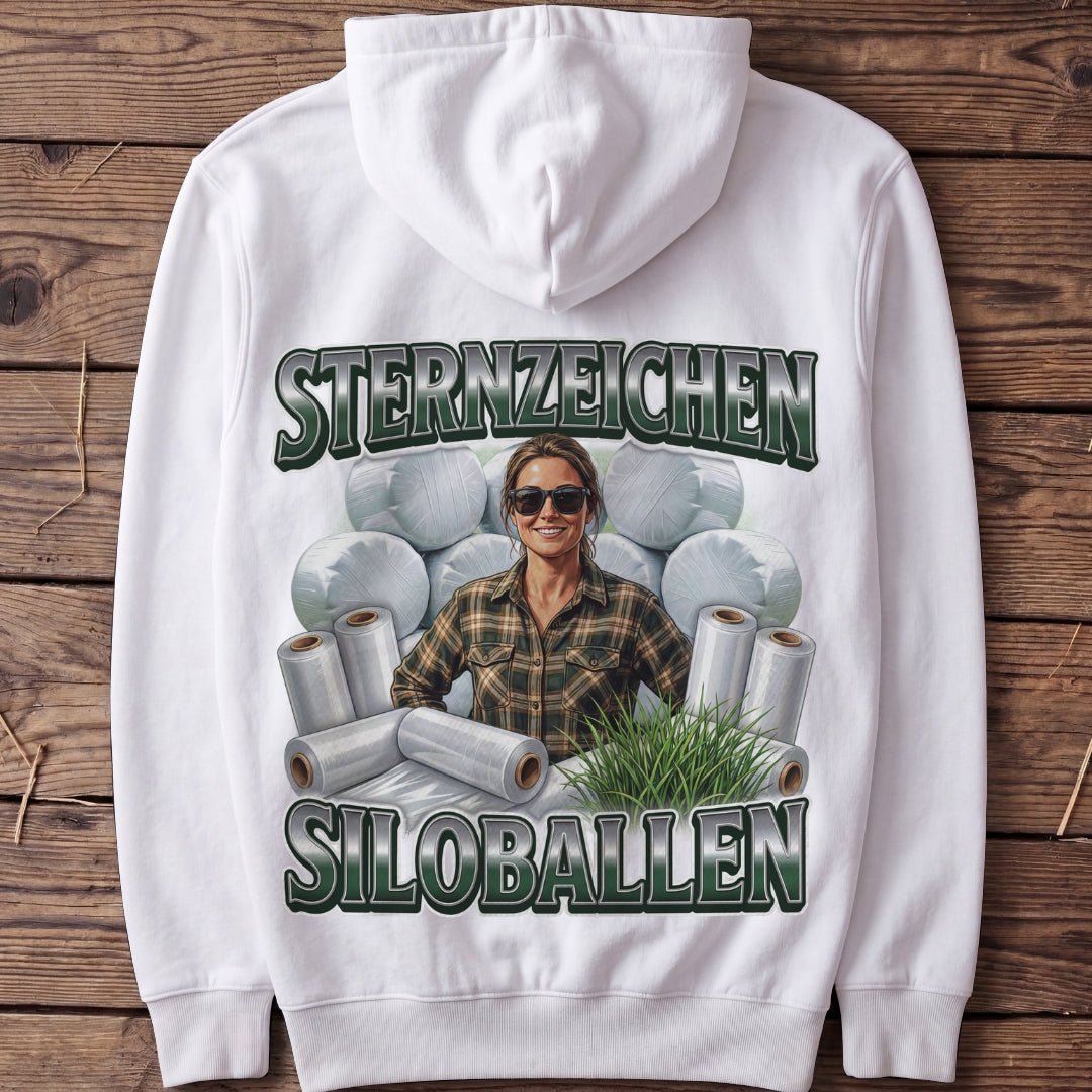 Unisex Hoodie "Sternzeichen Siloballen Frau" - Agrarelite
