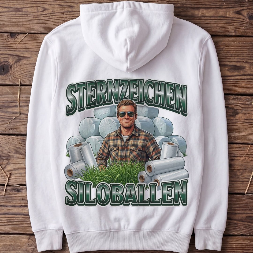 Unisex Hoodie "Sternzeichen Siloballen Mann" - Agrarelite