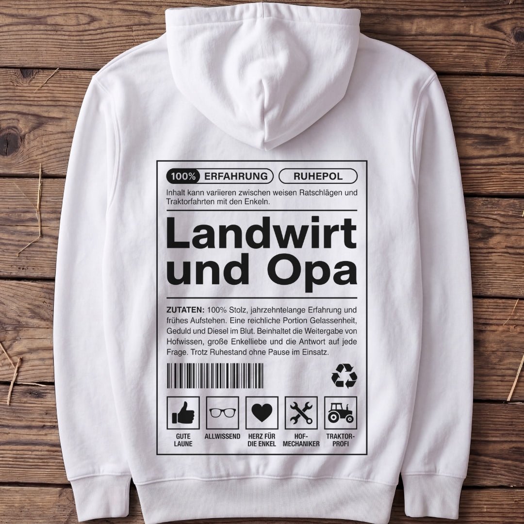 Unisex Premium Hoodie "Landwirt und Opa" - Agrarelite