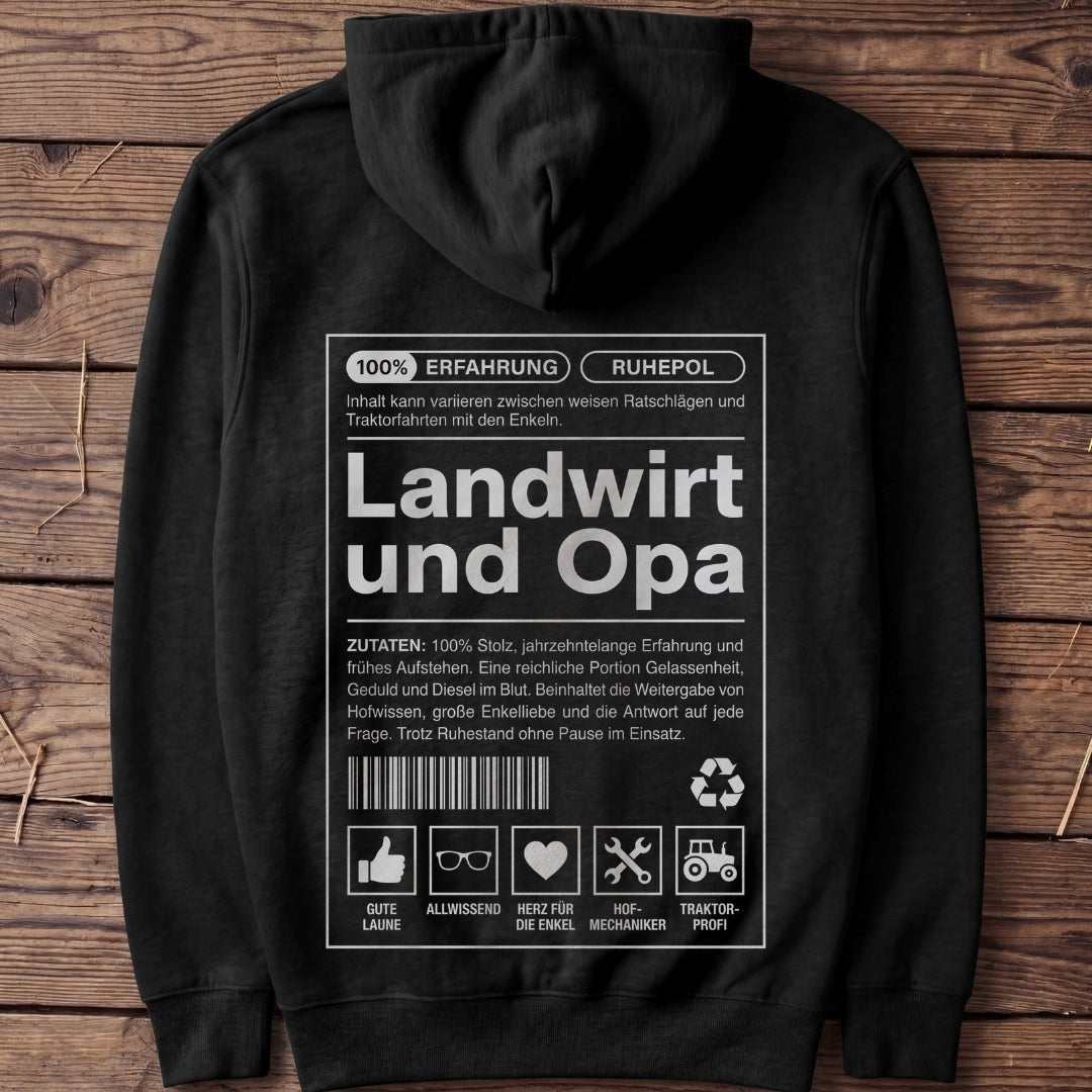 Unisex Premium Hoodie "Landwirt und Opa" - Agrarelite