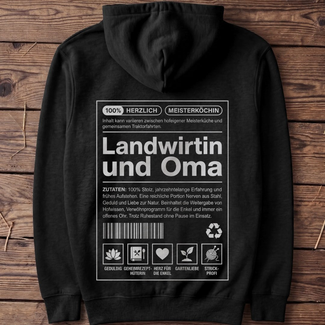 Unisex Premium Hoodie "Landwirtin und Oma" - Agrarelite