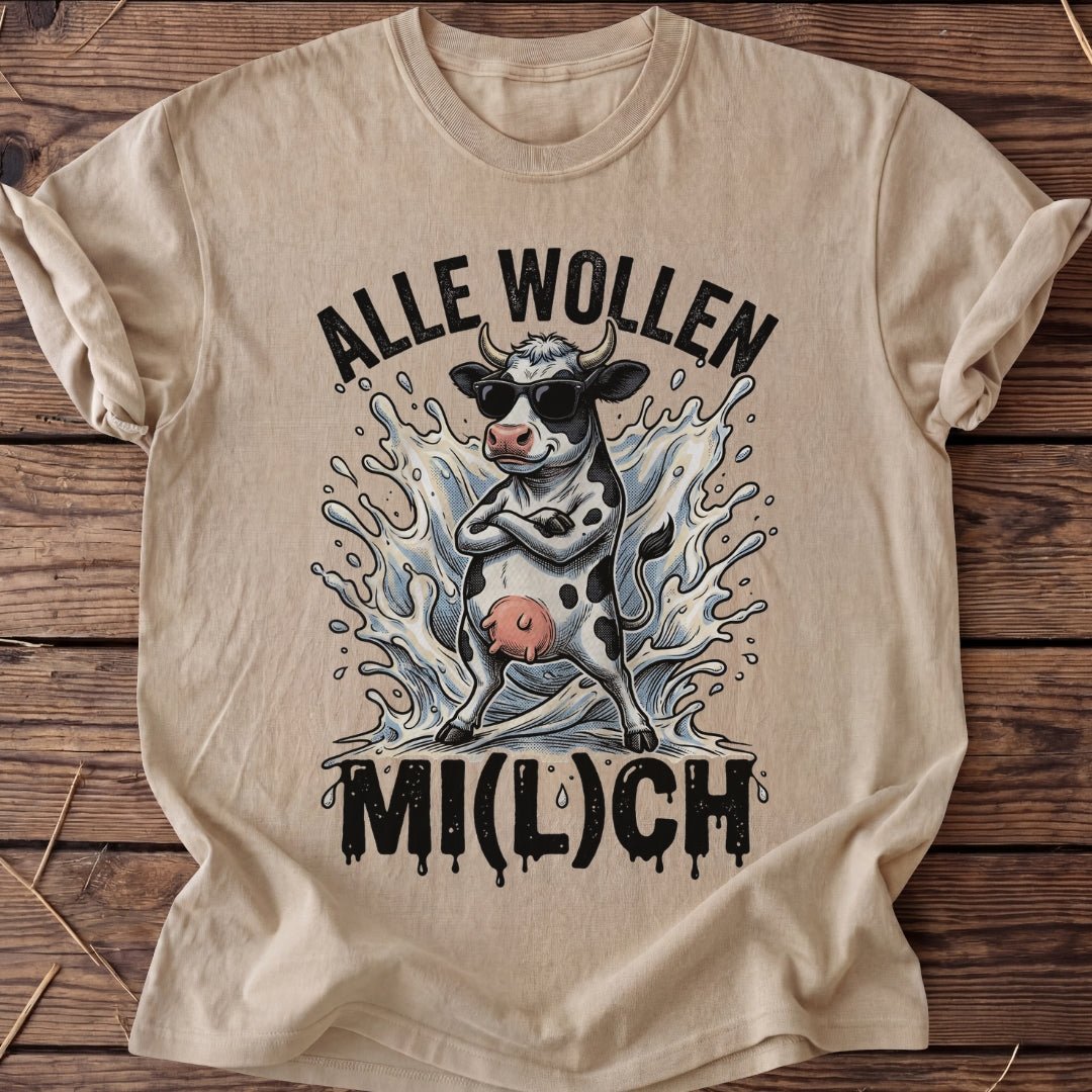 Unisex T-Shirt "Alle wollen Mi(l)ch" - Agrarelite