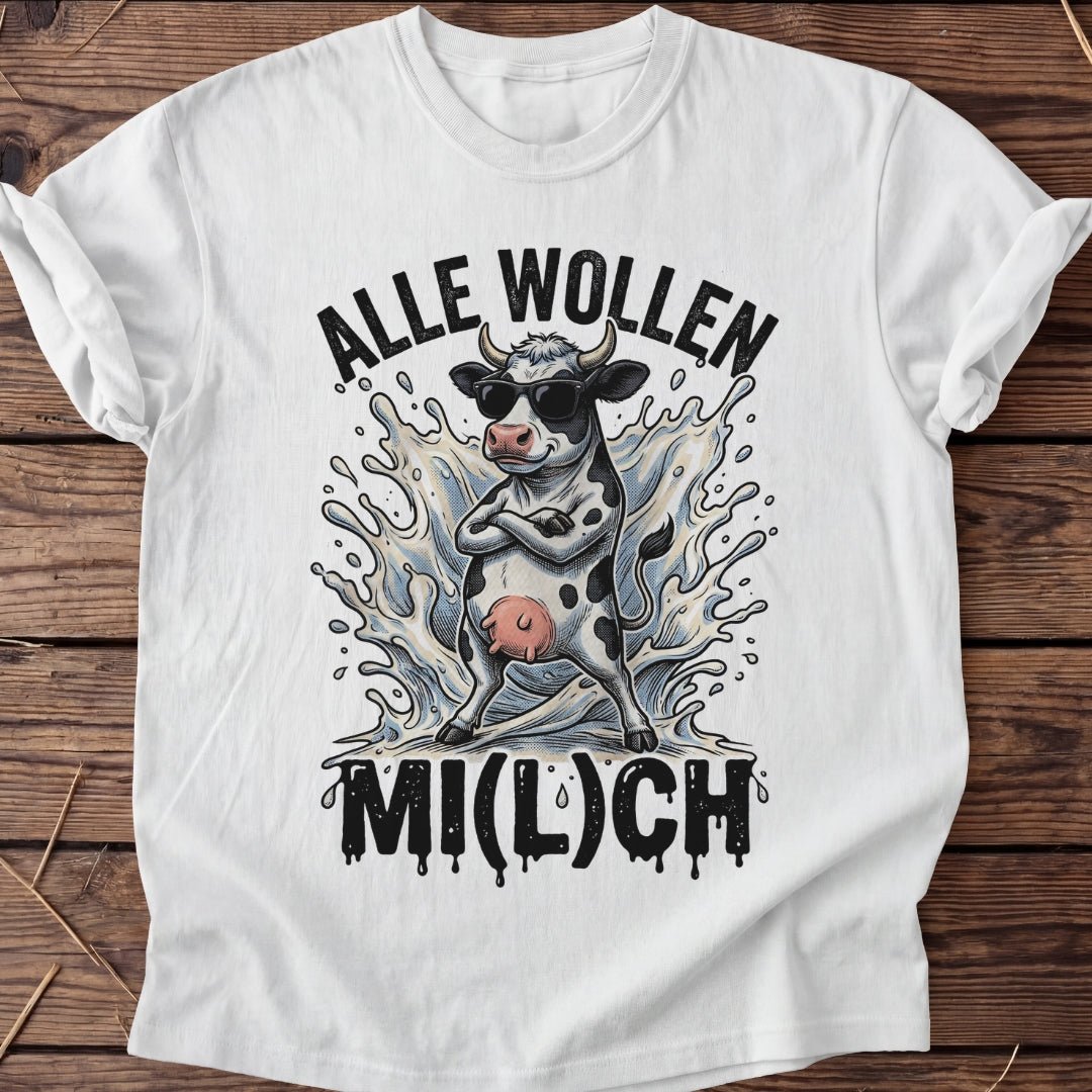 Unisex T-Shirt "Alle wollen Mi(l)ch" - Agrarelite