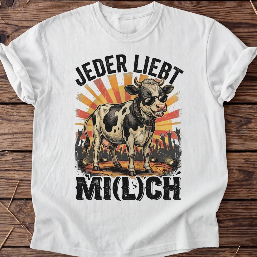 Unisex T-Shirt "Jeder liebt Mi(l)ch" - Agrarelite