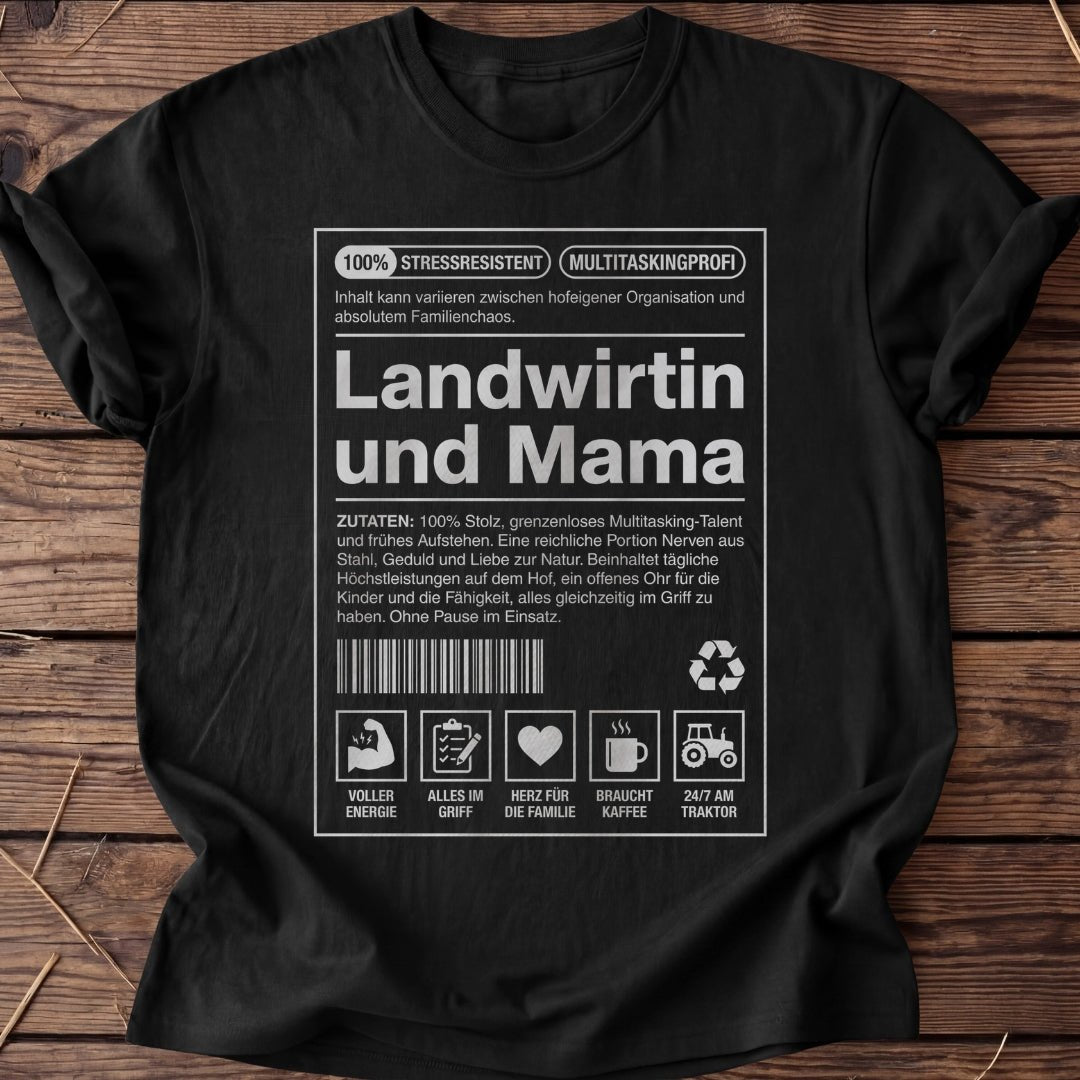 Unisex T-Shirt "Landwirtin und Mama" - Agrarelite