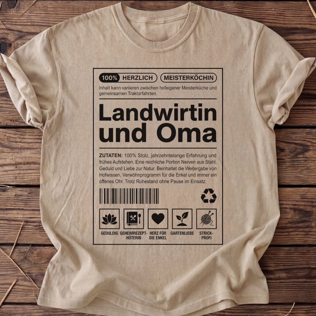 Unisex T-Shirt "Landwirtin und Oma" - Agrarelite