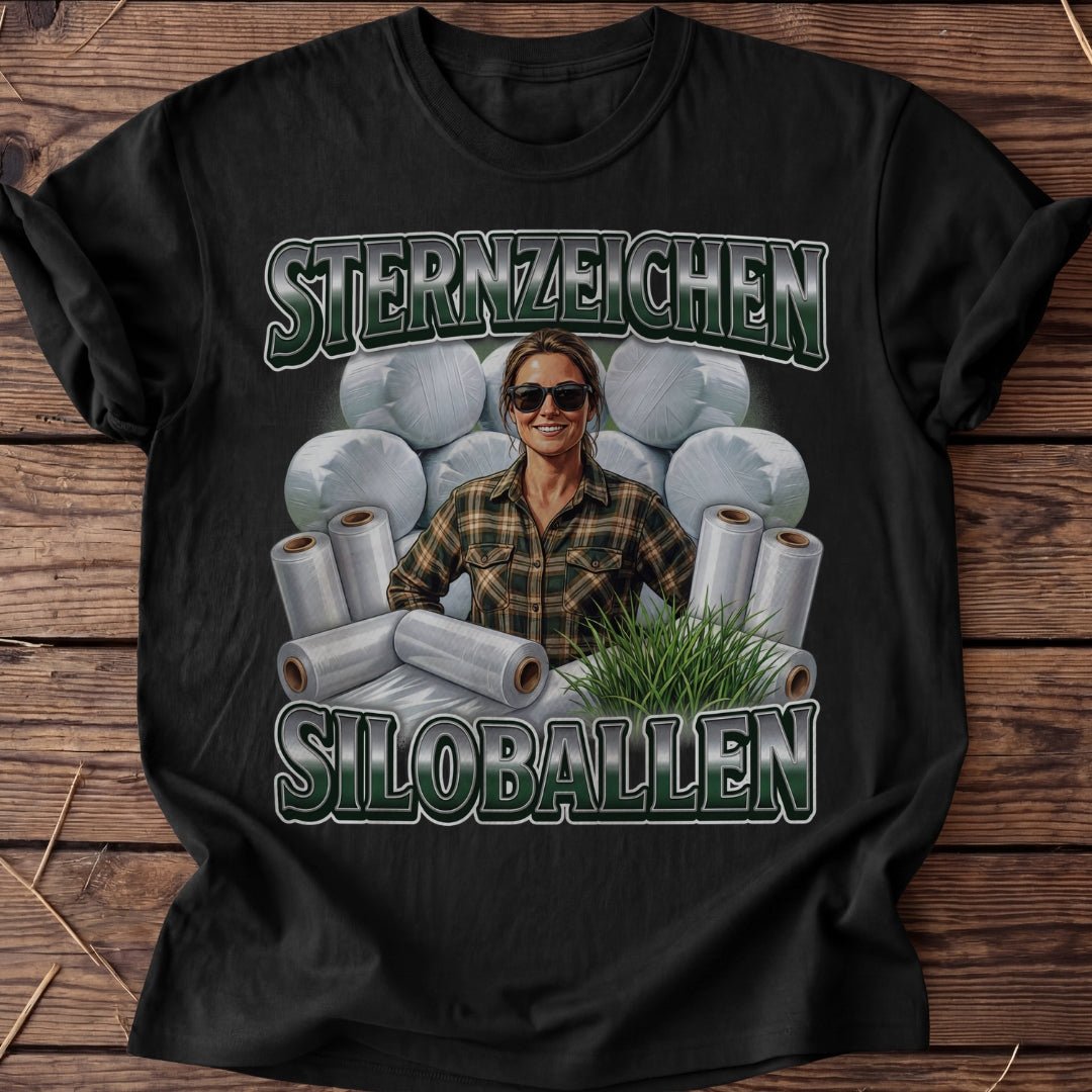 Unisex T-Shirt "Sternzeichen Siloballen Frau" - Agrarelite