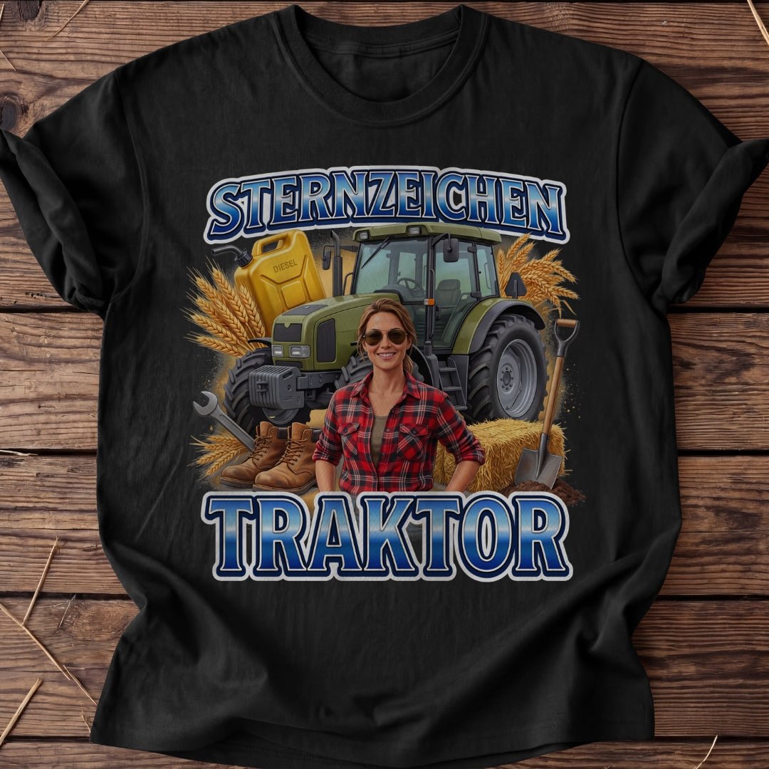 Unisex T-Shirt "Sternzeichen Traktor Frau" - Agrarelite