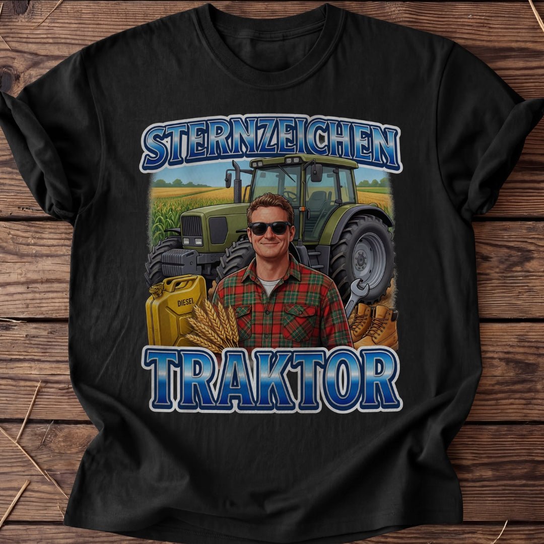 Unisex T-Shirt "Sternzeichen Traktor Mann" - Agrarelite