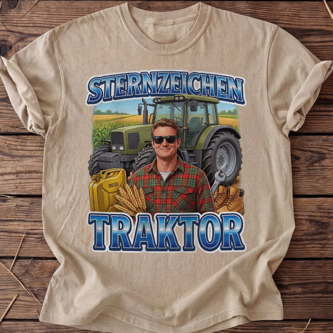 Unisex T-Shirt "Sternzeichen Traktor Mann" - Agrarelite